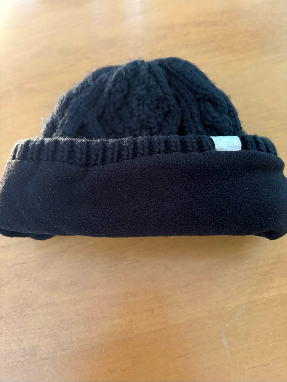 🚨5/$25 Black Cable Knit Toque for Women - Picture 3 of 3